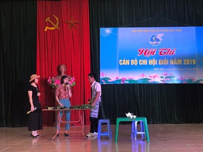 Hội LHPN huyện Sóc Sơn thi Chi hội trưởng phụ nữ giỏi - ảnh 3