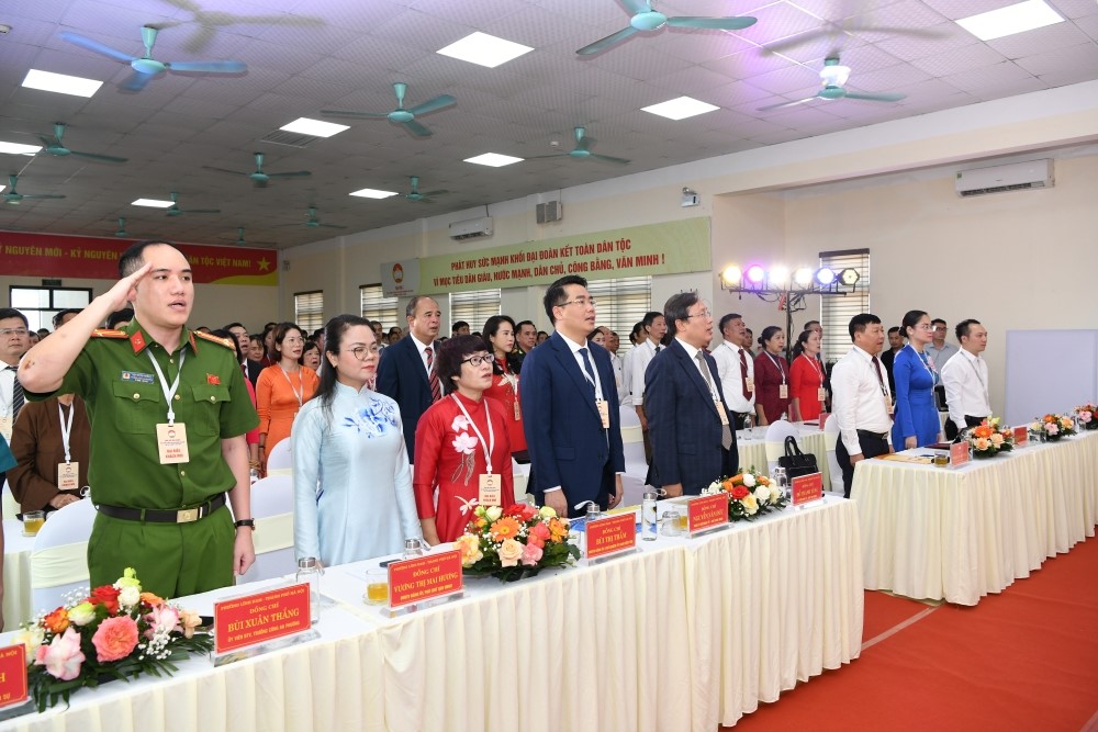 Đại hội đại biểu MTTQ phường Lĩnh Nam lần thứ I: Dấu ấn của sự đoàn kết và khát vọng, phát triển - ảnh 3
