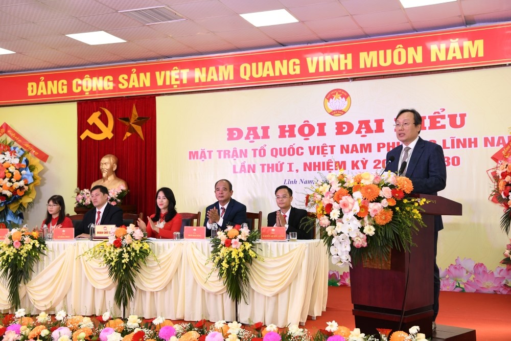 Đại hội đại biểu MTTQ phường Lĩnh Nam lần thứ I: Dấu ấn của sự đoàn kết và khát vọng, phát triển - ảnh 8