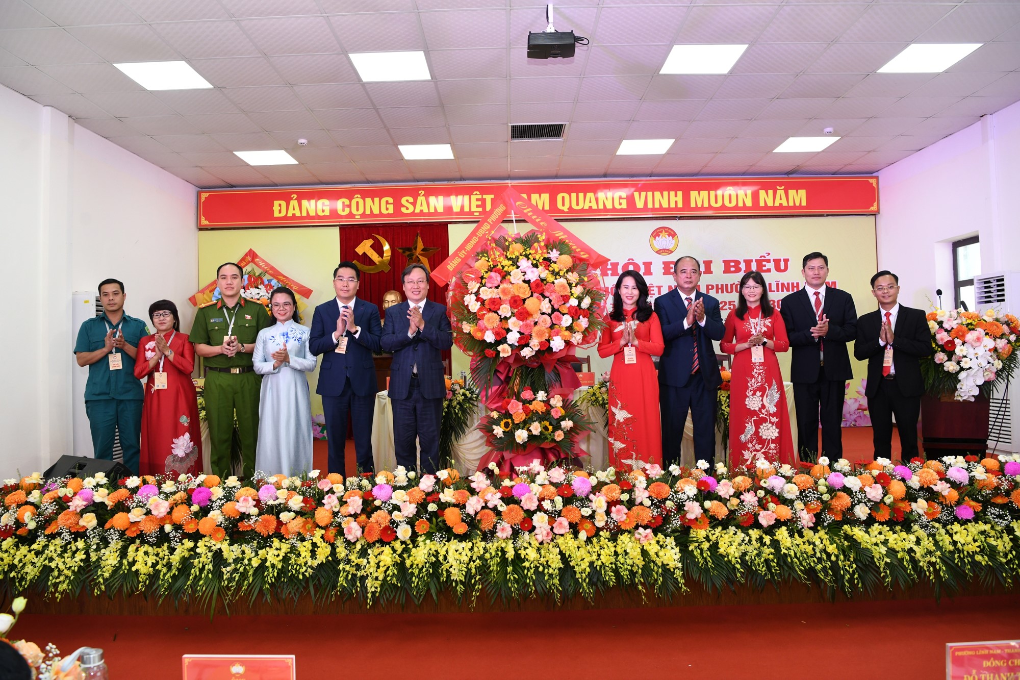 Đại hội đại biểu MTTQ phường Lĩnh Nam lần thứ I: Dấu ấn của sự đoàn kết và khát vọng, phát triển - ảnh 4