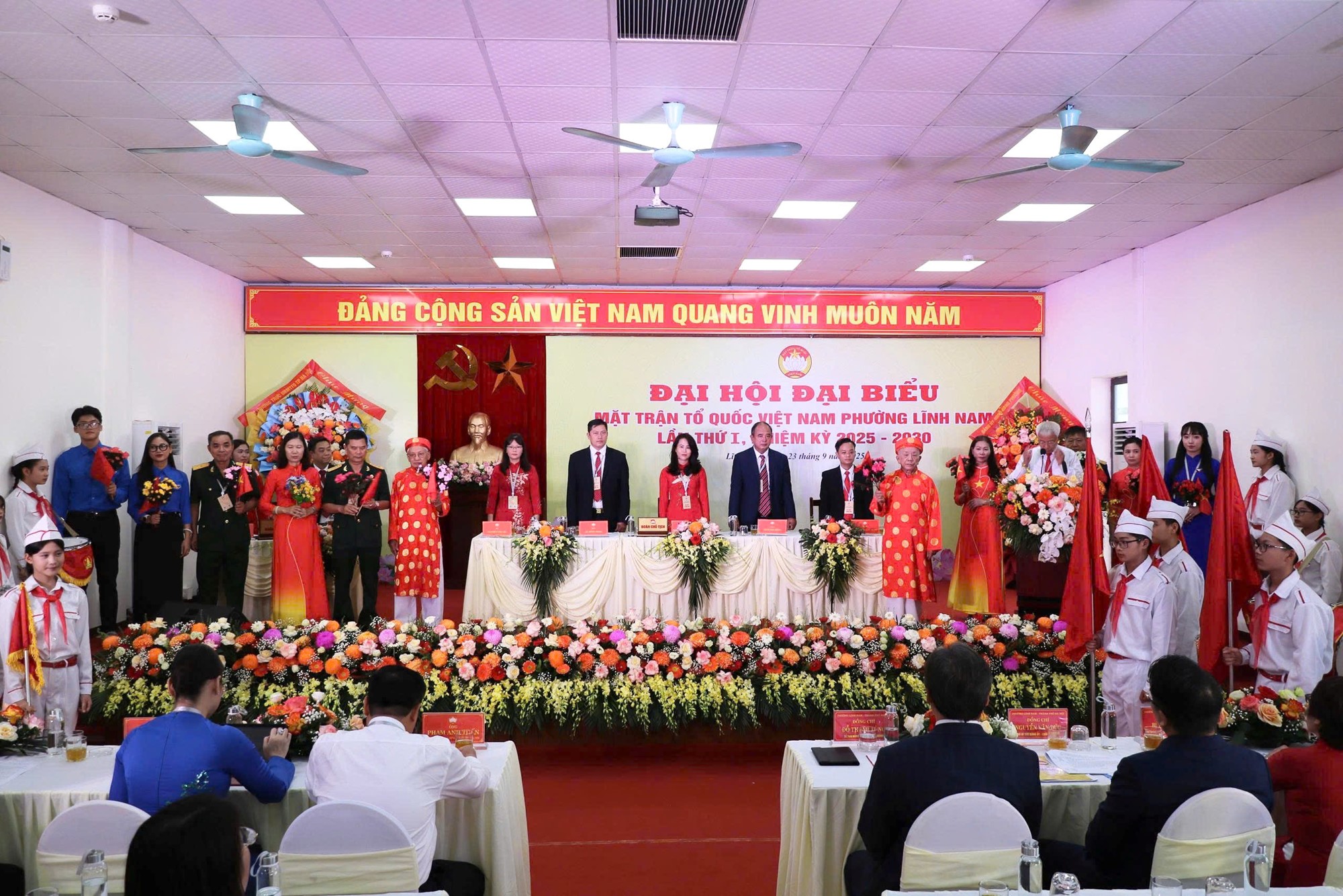 Đại hội đại biểu MTTQ phường Lĩnh Nam lần thứ I: Dấu ấn của sự đoàn kết và khát vọng, phát triển - ảnh 9