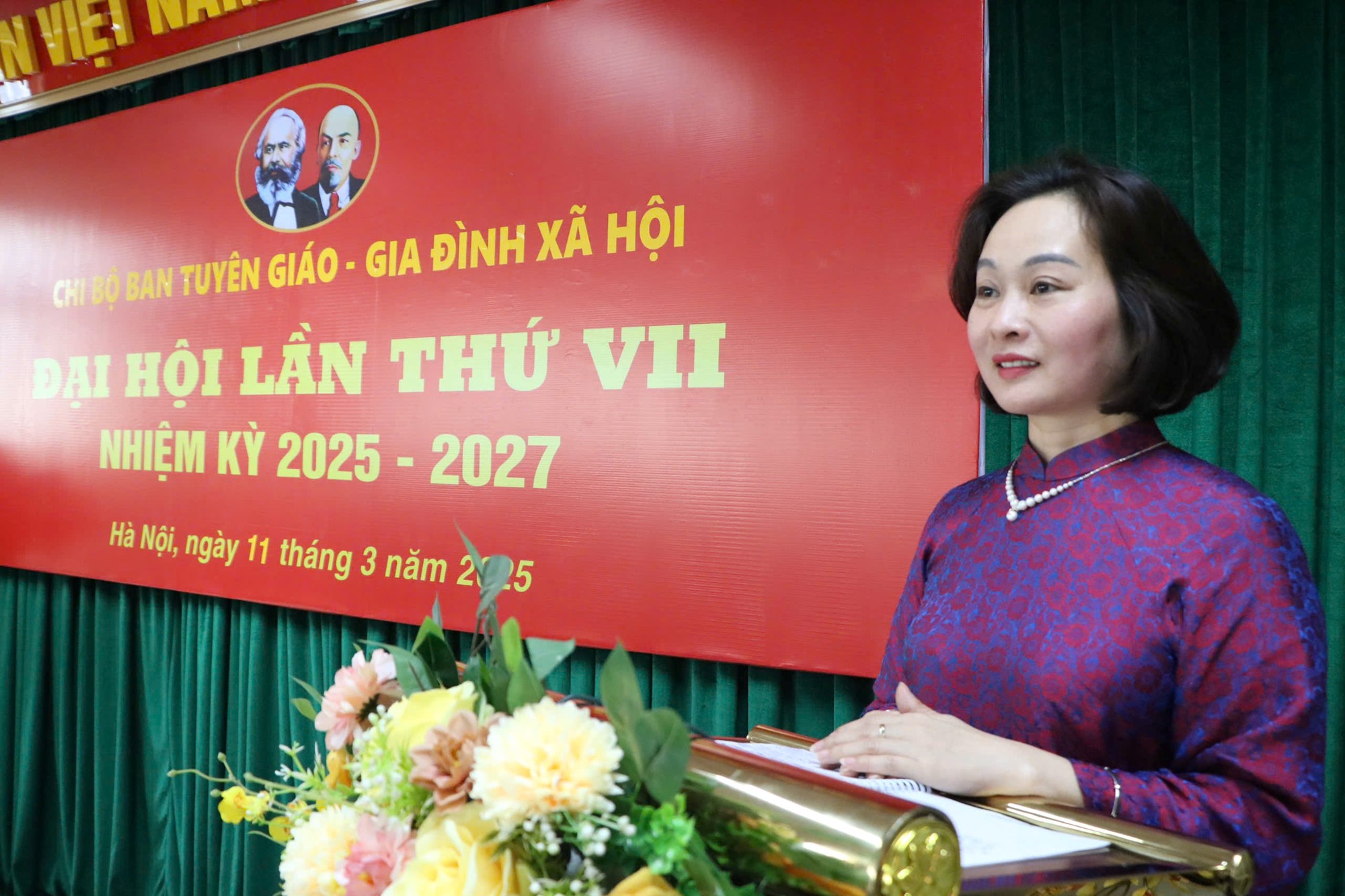 Đại hội Chi bộ Ban Tuyên giáo - Gia đình xã hội nhiệm kỳ 2025-2027 thành công tốt đẹp - ảnh 2