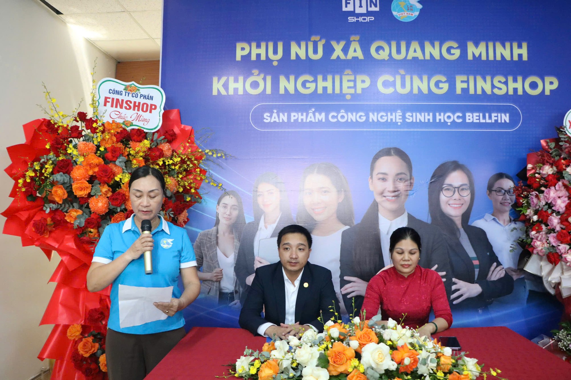 Hội LHPN xã Quang Minh ra mắt điểm hỗ trợ phụ nữ khởi nghiệp - ảnh 8