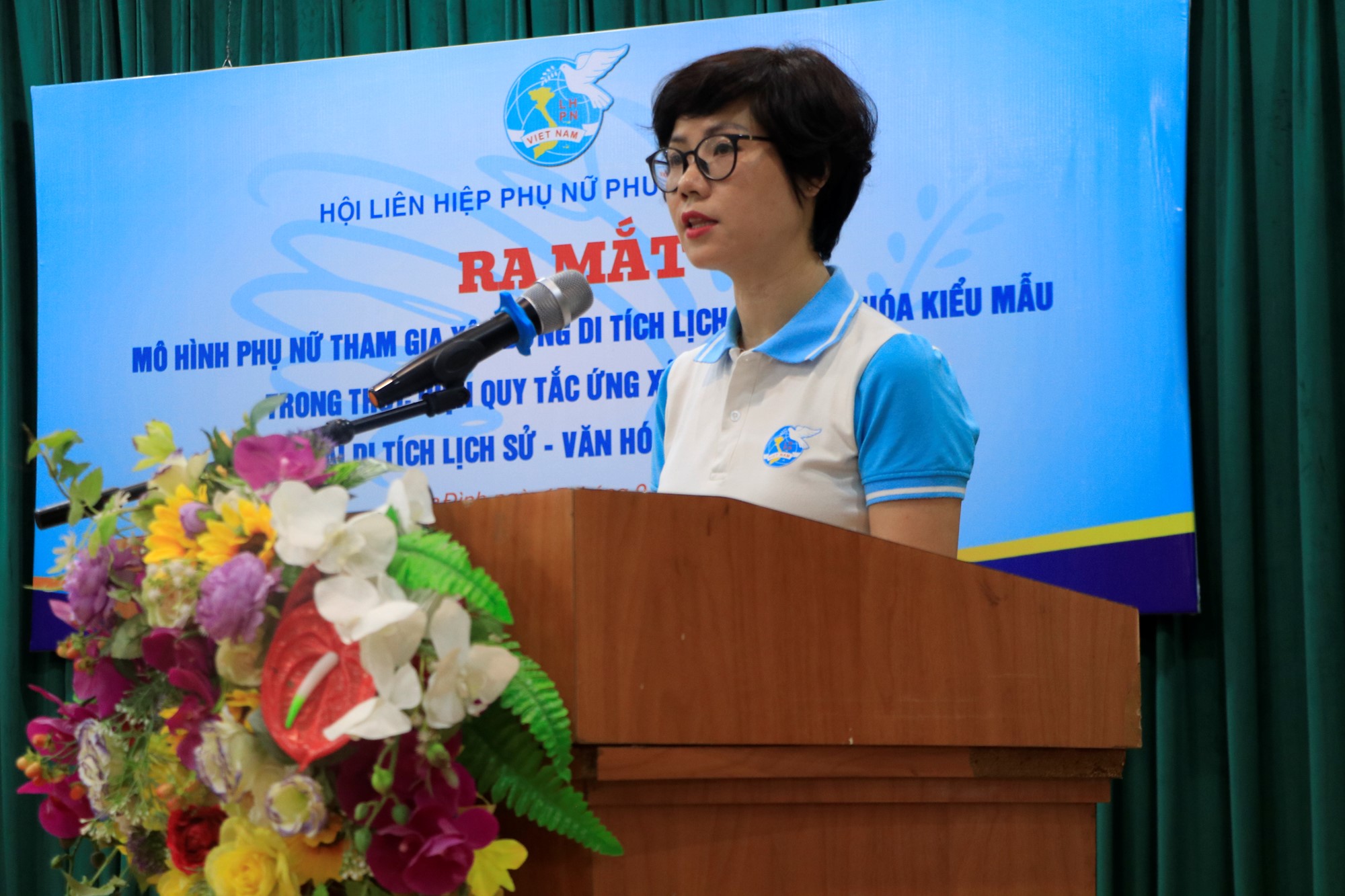 Ra mắt mô hình “Phụ nữ tham gia xây dựng di tích lịch sử-văn hóa kiểu mẫu” tại di tích Đình Ngọc Hà - ảnh 3