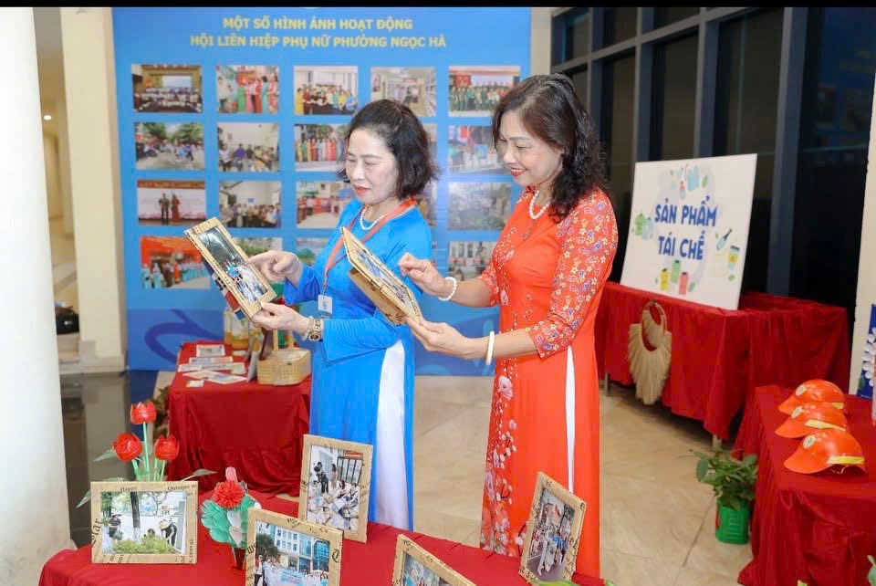 “Không gian xanh” tạo điểm nhấn tại Đại hội đại biểu phụ nữ phường Ngọc Hà  - ảnh 13
