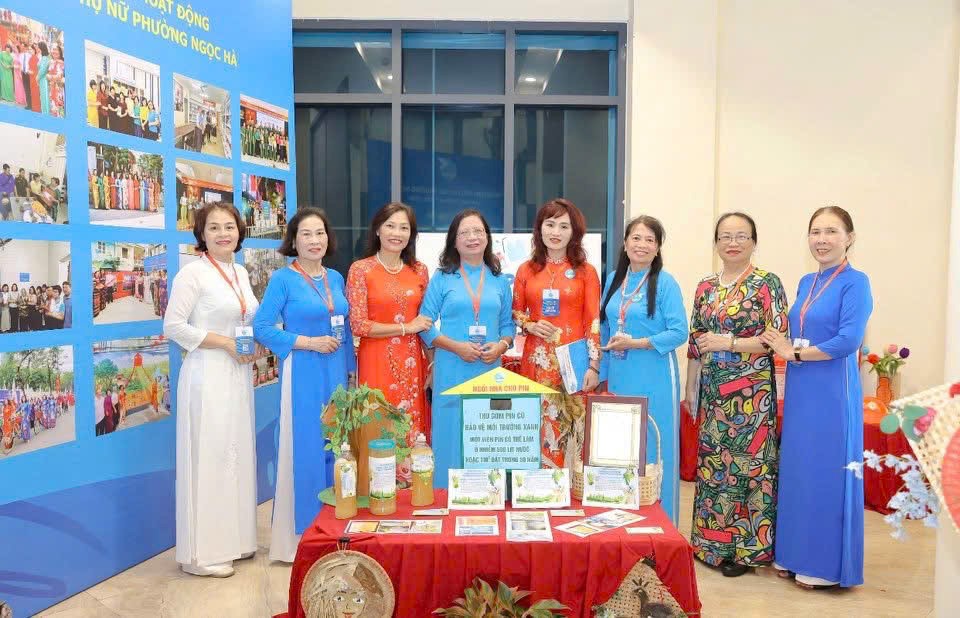 “Không gian xanh” tạo điểm nhấn tại Đại hội đại biểu phụ nữ phường Ngọc Hà  - ảnh 2