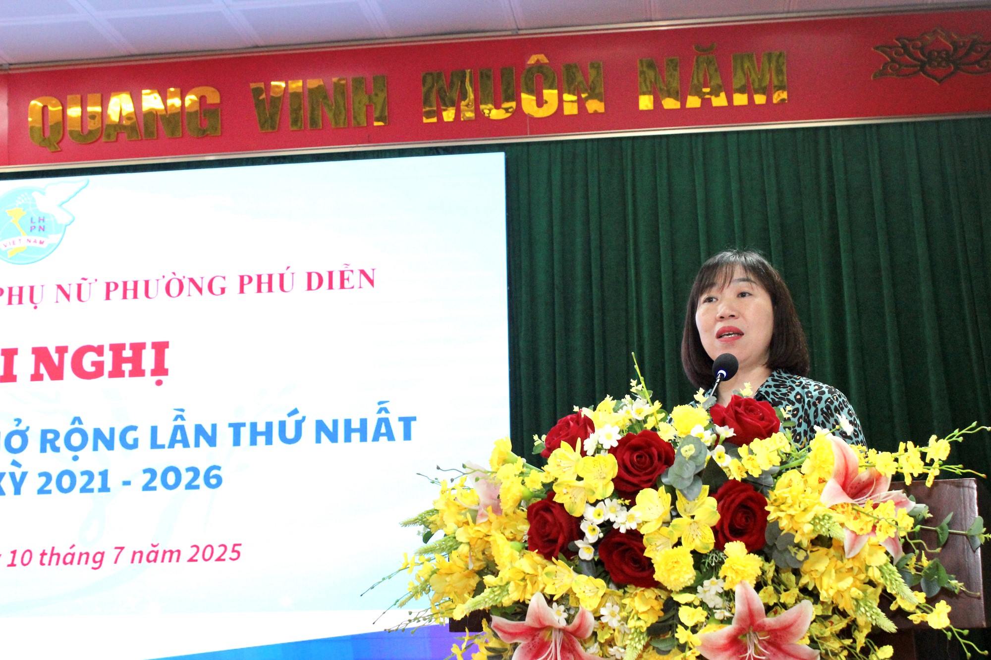Hội LHPN phường Phú Diễn công bố các quyết định thành lập Hội LHPN phường - ảnh 5