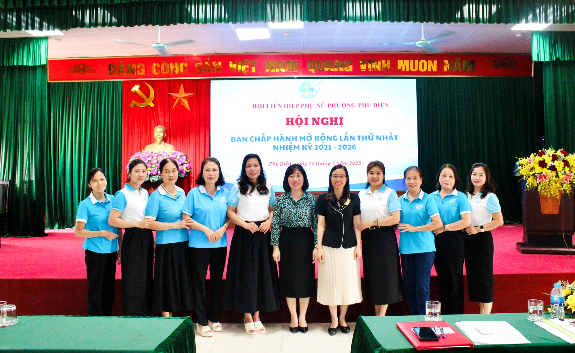 Hội LHPN phường Phú Diễn công bố các quyết định thành lập Hội LHPN phường - ảnh 6