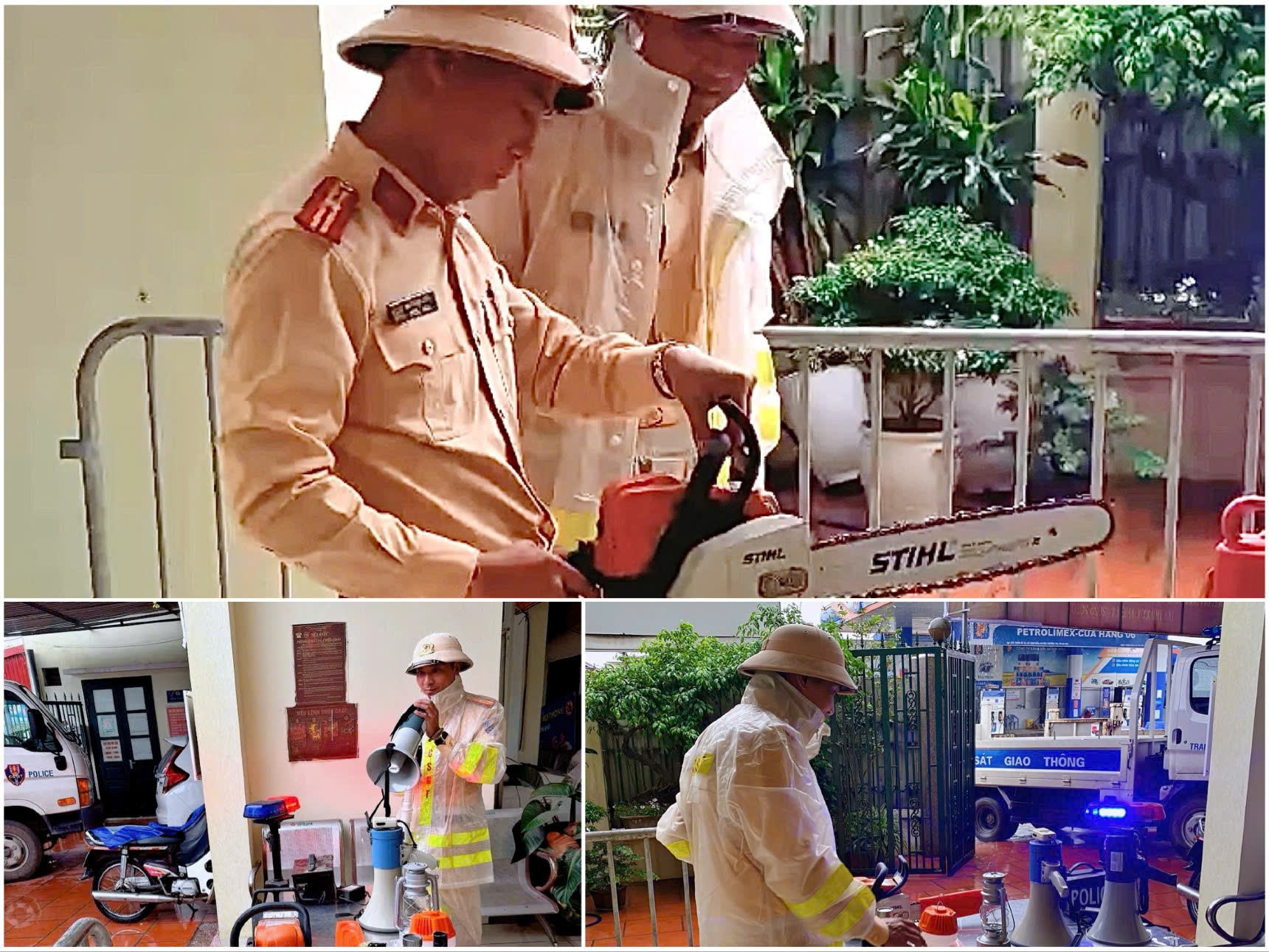 CSGT Hà Nội chủ động phương án, sẵn sàng ứng phó với cơn bão số 3 - ảnh 10