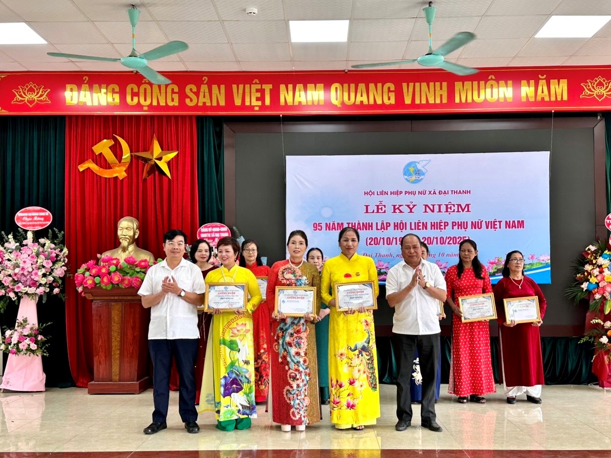 Xã Đại Thanh sôi nổi hoạt động chào mừng 95 năm Phụ nữ Việt Nam 20/10 - ảnh 6