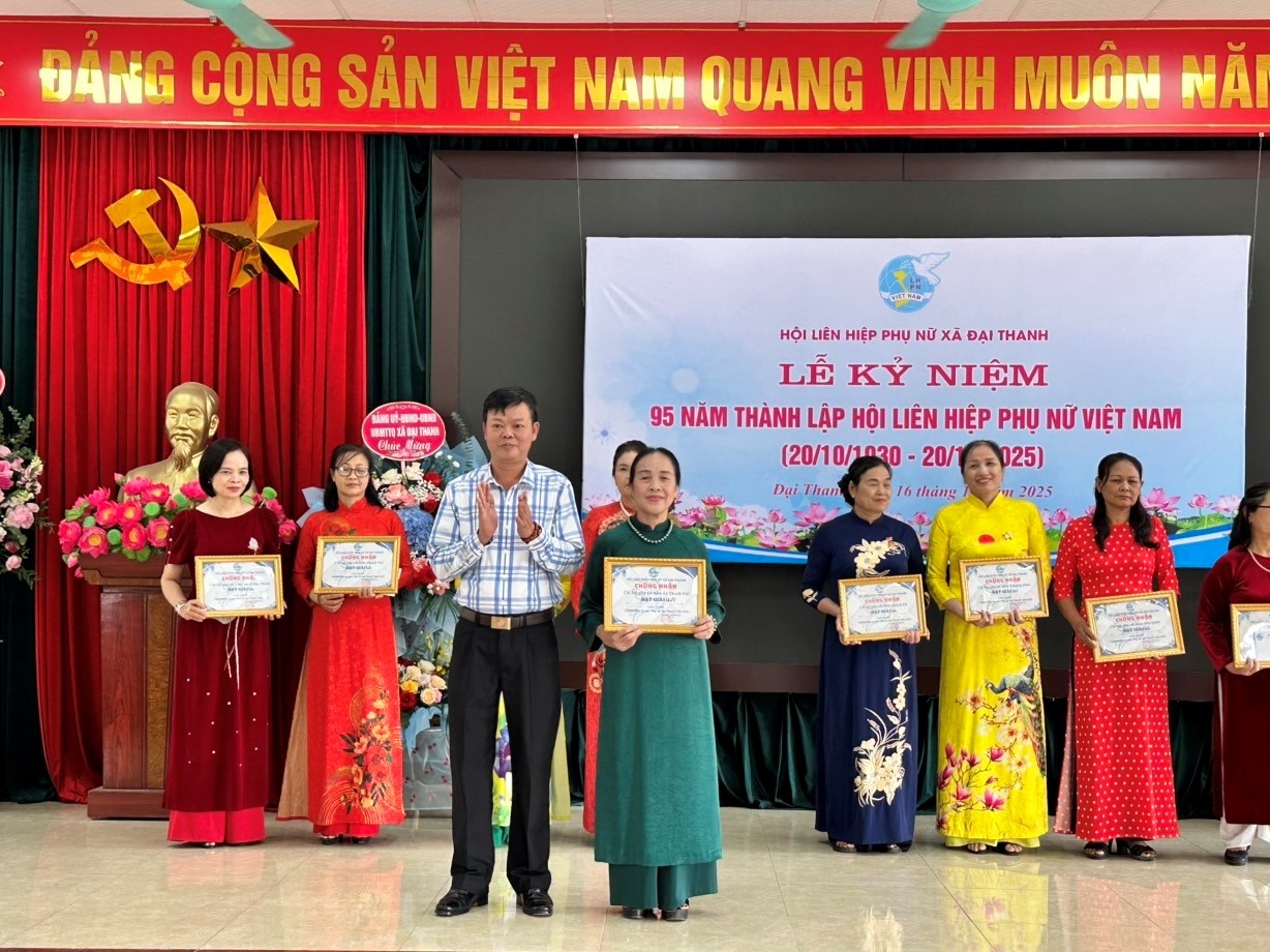 Xã Đại Thanh sôi nổi hoạt động chào mừng 95 năm Phụ nữ Việt Nam 20/10 - ảnh 5