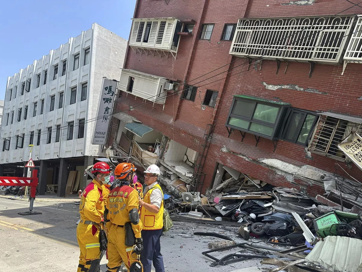 Hình ảnh trận động đất mạnh nhất 25 năm qua ở Đài Loan - ảnh 1