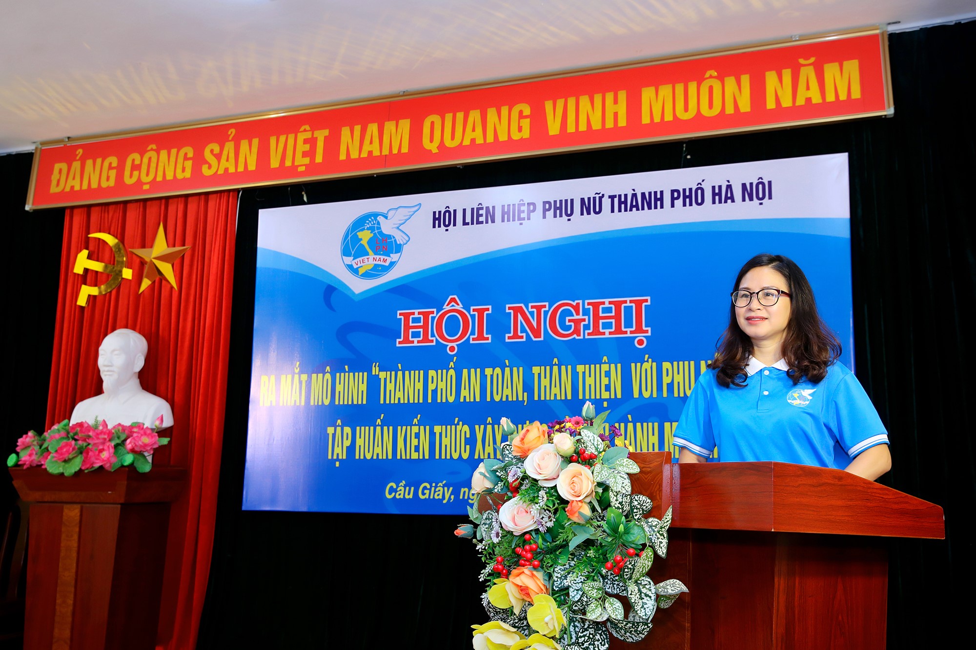 Ra mắt mô hình “Thành phố an toàn thân thiện với phụ nữ trẻ em” tại phường Dịch Vọng Hậu - ảnh 3