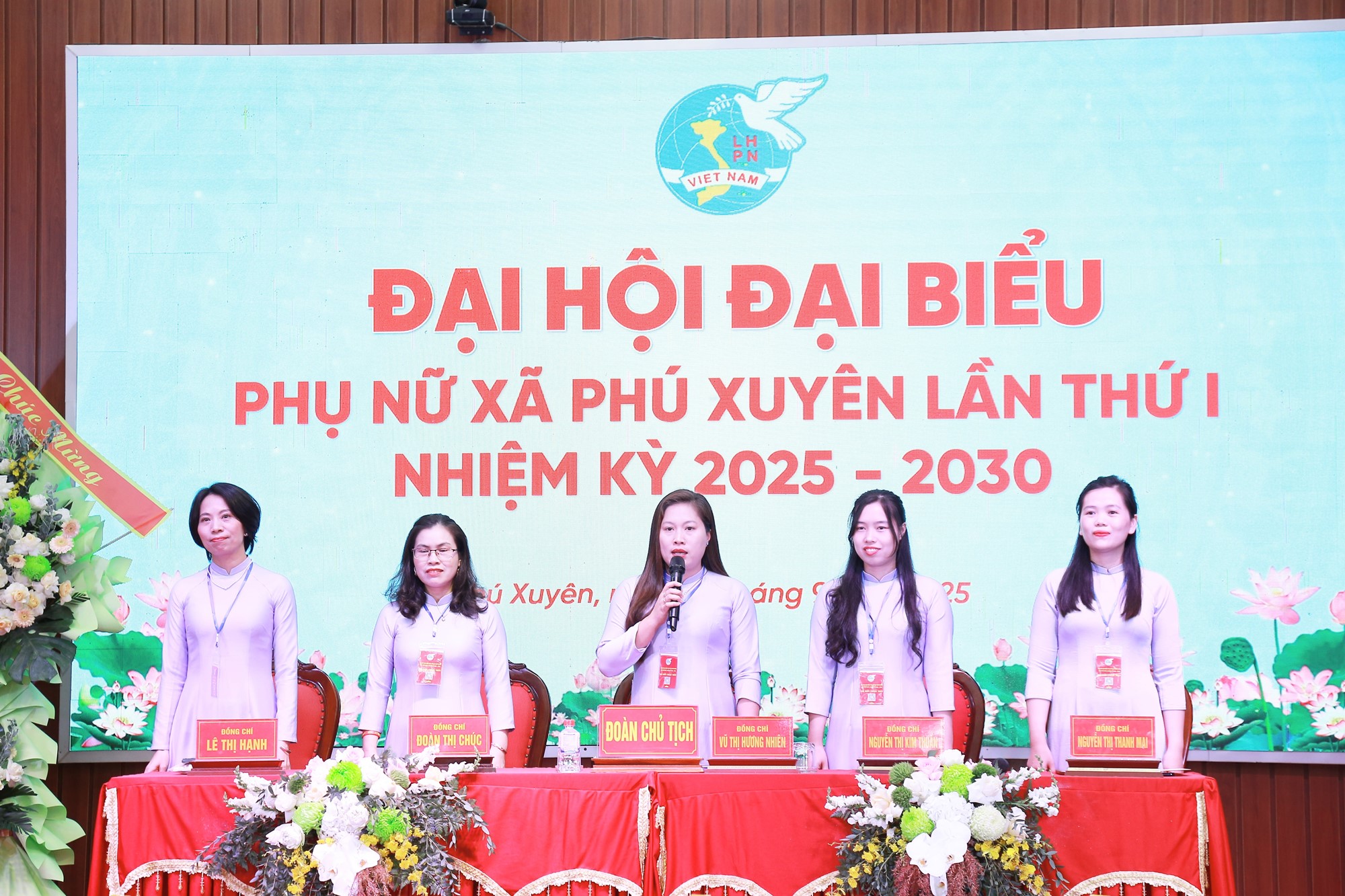 Đại hội đại biểu Phụ nữ xã Phú Xuyên: Đoàn kết, đổi mới, chuyển mình mạnh mẽ trong kỷ nguyên số - ảnh 5