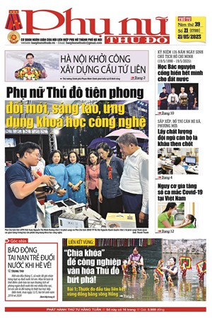 Báo Phụ nữ Thủ đô 21-25