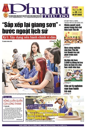 Báo Phụ nữ Thủ đô 29-25