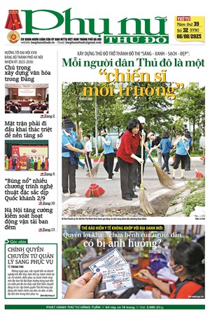 Báo Phụ nữ Thủ đô 32-25