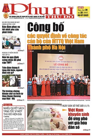 Báo Phụ nữ Thủ đô 28-25