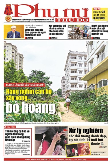 Báo Phụ nữ Thủ đô 24-24 số 1731