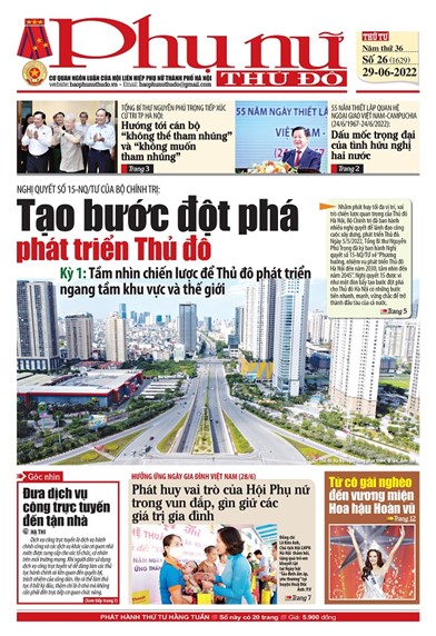 Báo Phụ nữ Thủ đô 26 số 1629