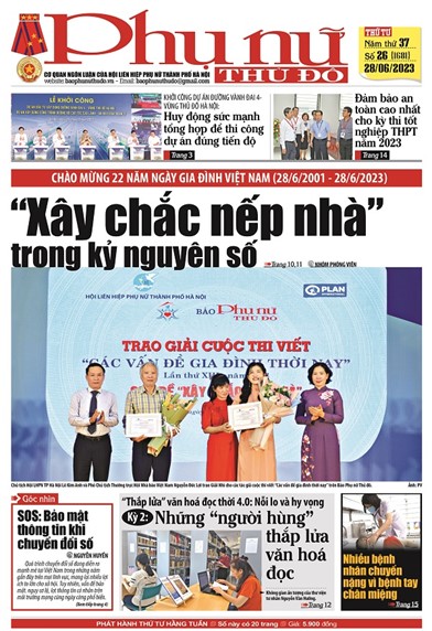 Báo Phụ nữ Thủ đô 26-23 số 1681