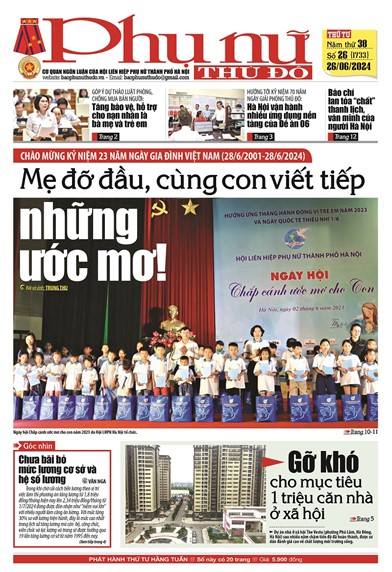 Báo Phụ nữ Thủ đô 26-24 số 1733