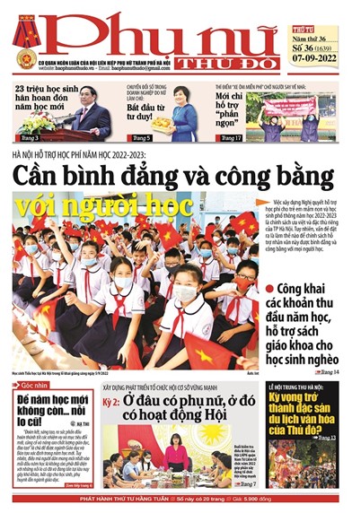 Báo Phụ nữ Thủ đô 36 số 1639