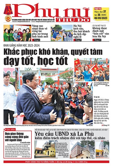 Báo Phụ nữ Thủ đô 36-23 số 1691
