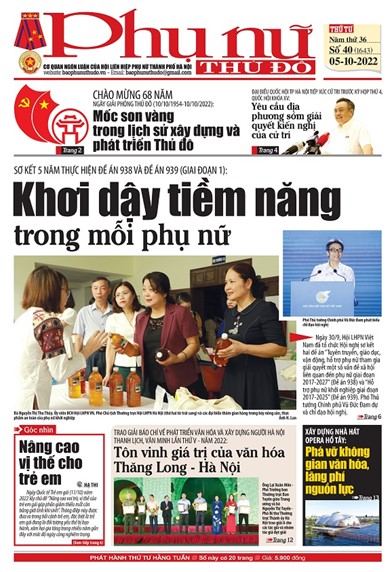 Báo Phụ nữ Thủ đô 40 số 1643