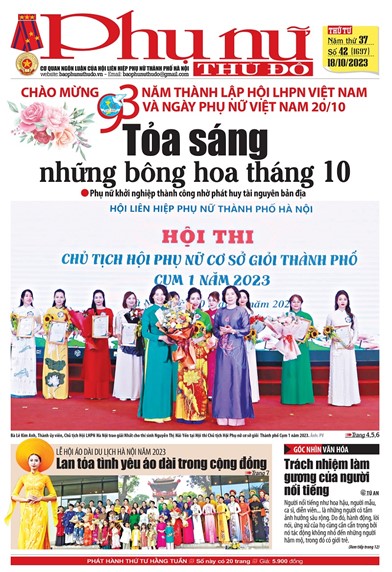 Báo Phụ nữ Thủ đô 42-23 số 1697