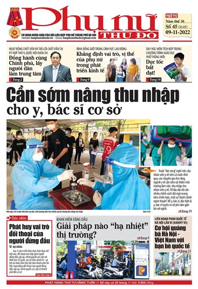 Báo Phụ nữ Thủ đô 45 số 1648