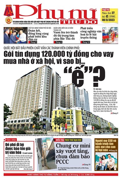 Báo Phụ nữ Thủ đô 45-23 số 1700
