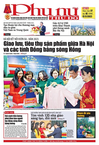 Báo Phụ nữ Thủ đô 46-23 số 1701