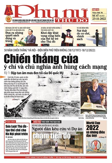 Báo Phụ nữ Thủ đô 47 số 1650