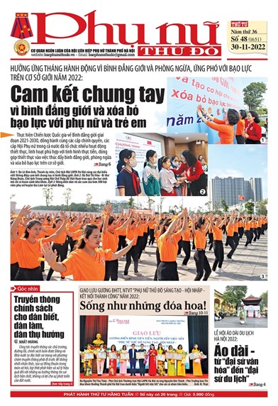 Báo Phụ nữ Thủ đô 48 số 1651