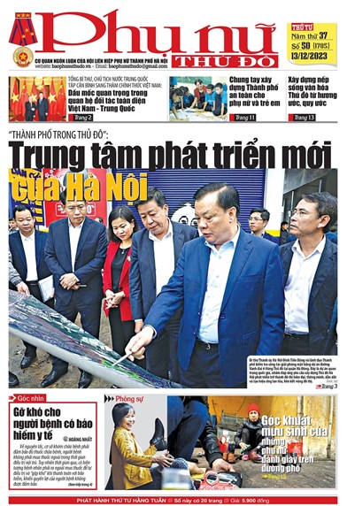 Báo Phụ nữ Thủ đô 50-23 số 1705