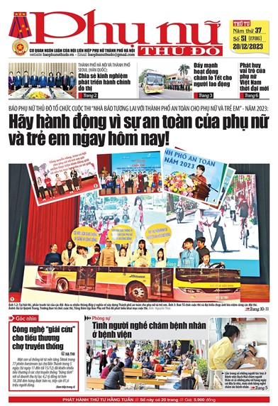 Báo Phụ nữ Thủ đô 51-23 số 1706