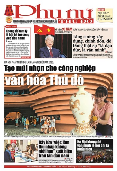 Báo Phụ nữ Thủ đô 05 số 1160