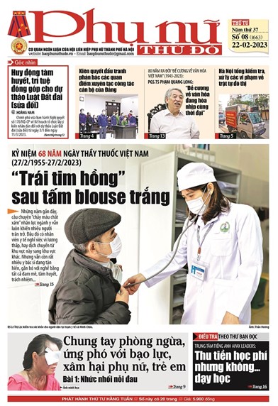 Báo Phụ nữ Thủ đô 08 số 1663