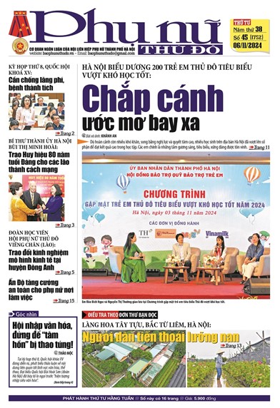 Báo Phụ nữ Thủ đô 45-24 số 1752