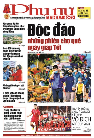 Báo Phụ nữ Thủ đô 02-225 số 1761