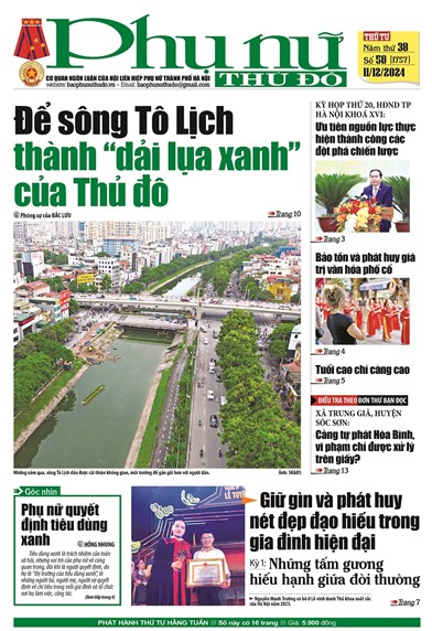 Báo Phụ nữ Thủ đô 50-24 số 1757