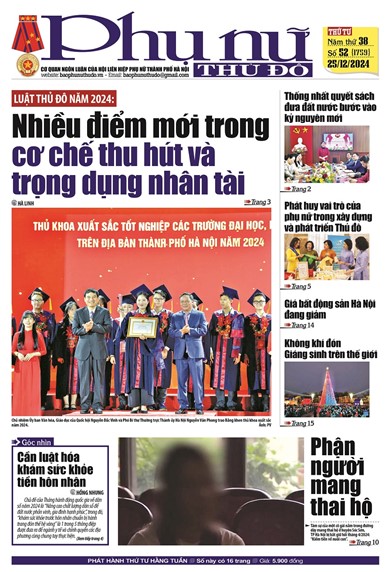 Báo Phụ nữ Thủ đô 52-24 số 1759