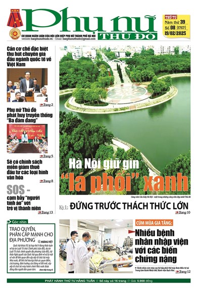Báo Phụ nữ Thủ đô 08-25 số 1767