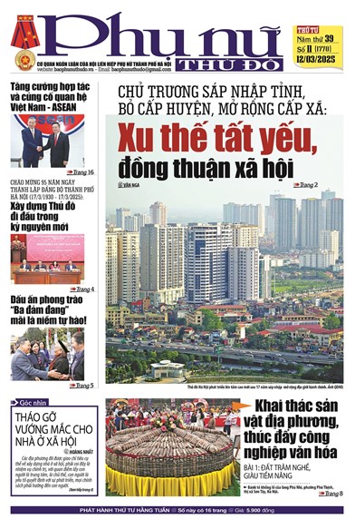 Báo Phụ nữ Thủ đô 11-25 số 1770