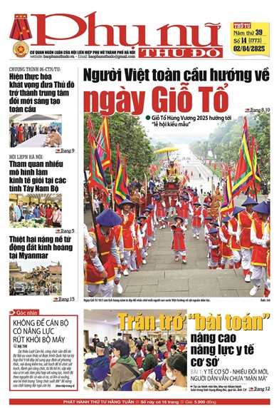 Báo Phụ nữ Thủ đô 14-25 số 1773