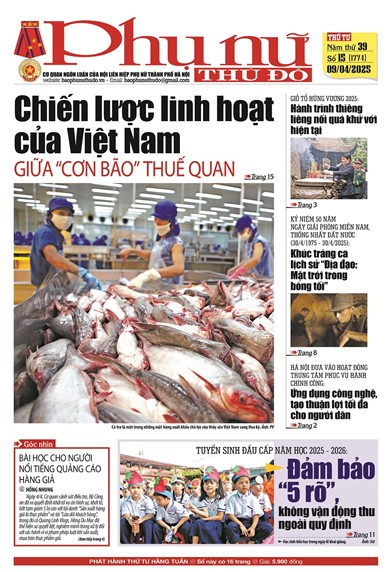 Báo Phụ nữ Thủ đô 15-25 số 1774