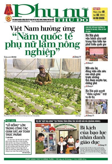 Báo Phụ nữ Thủ đô 02-26 số 1814