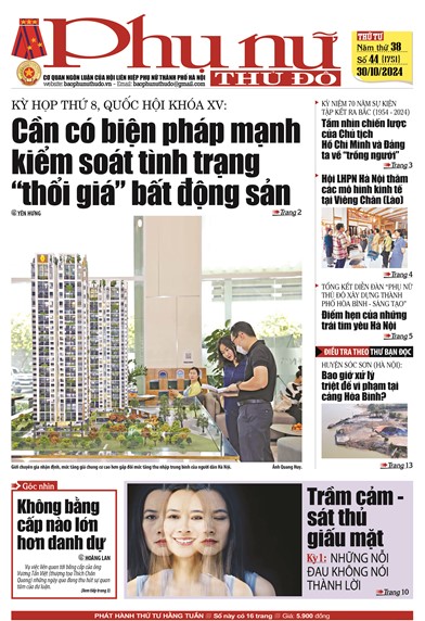 Báo Phụ nữ Thủ đô 44-24 số 1751