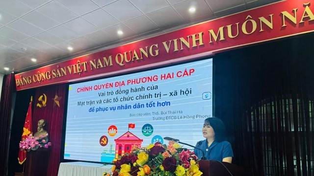  MTTQ phường Yên Hòa phát huy vai trò phục vụ nhân dân xây dựng phường ngày càng phát triển